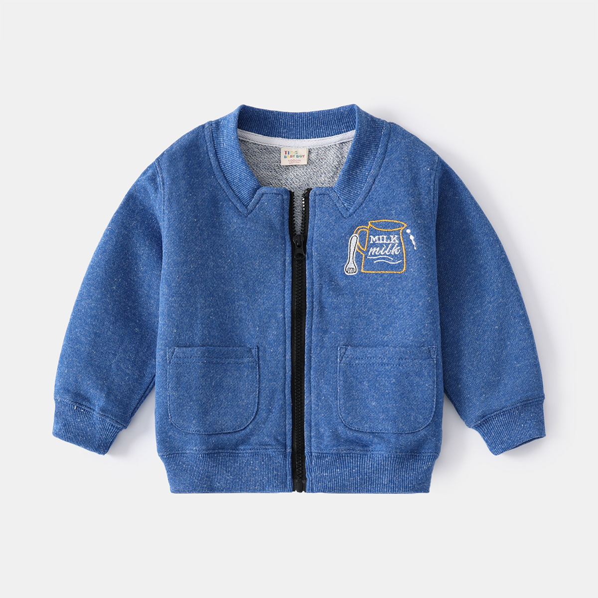 Zipper Trend Baseball Jacket