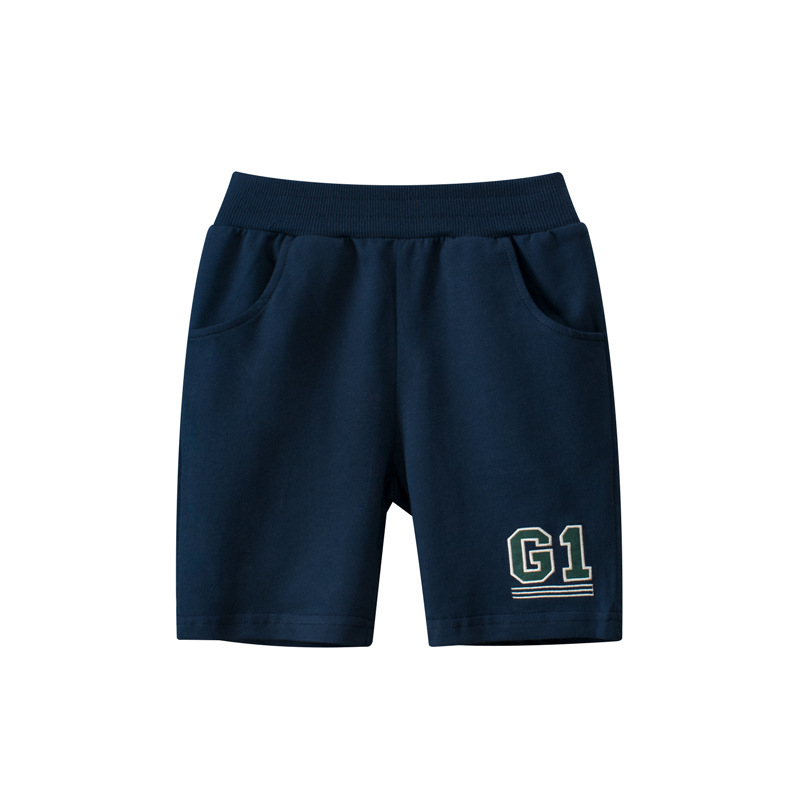 Patch Embroidery Boys' Shorts
