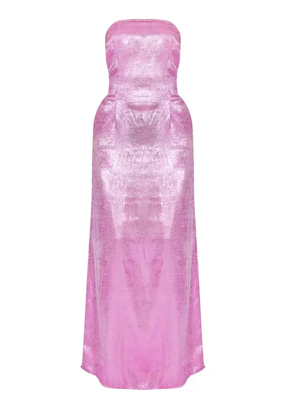 Sequin Textured Bodycon Maxi Dress