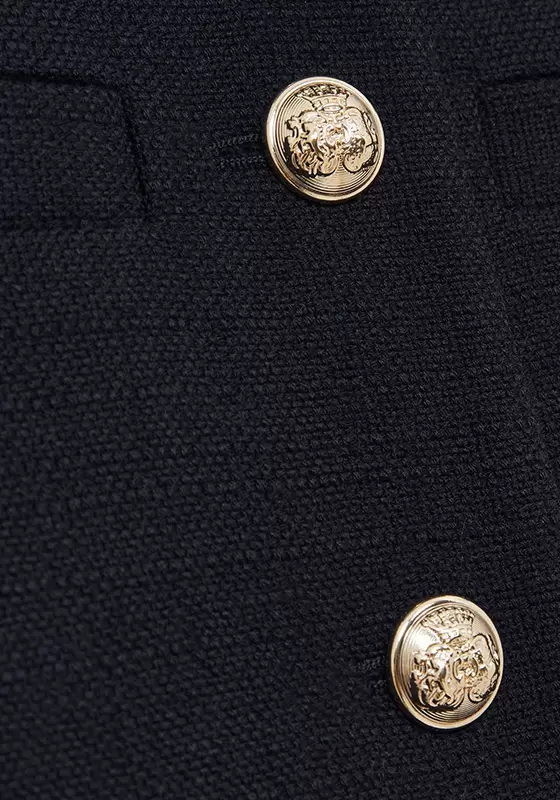 Cropped Wool Single Breasted Suit