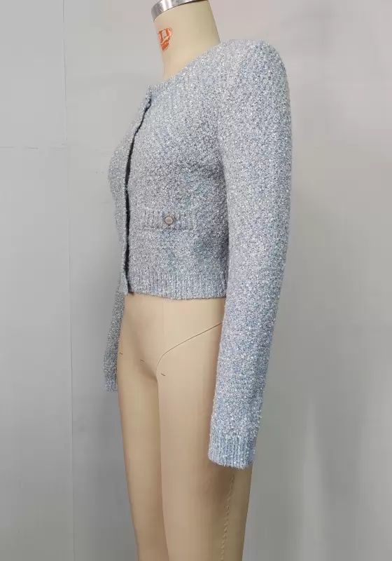 Pearl Button Knit Cardigan