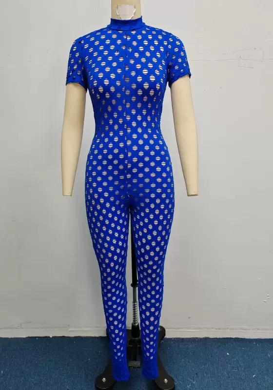 Short Sleeveless Cut Out Jumpsuit