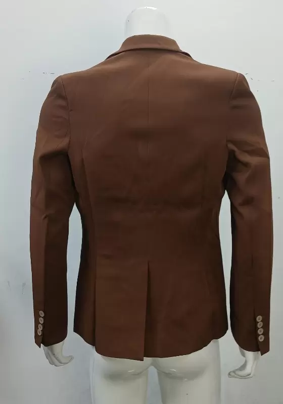 Single Breasted Pockets Tailored Blazer