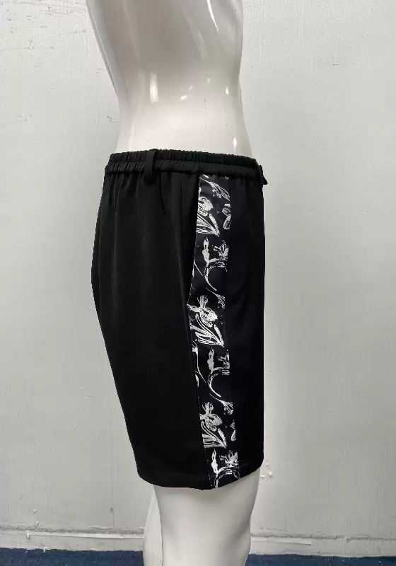 Side Printing Athletic Shorts