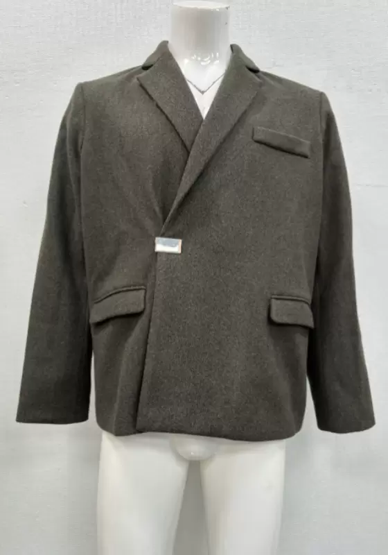 Classic Dark Gray Suit Jacket