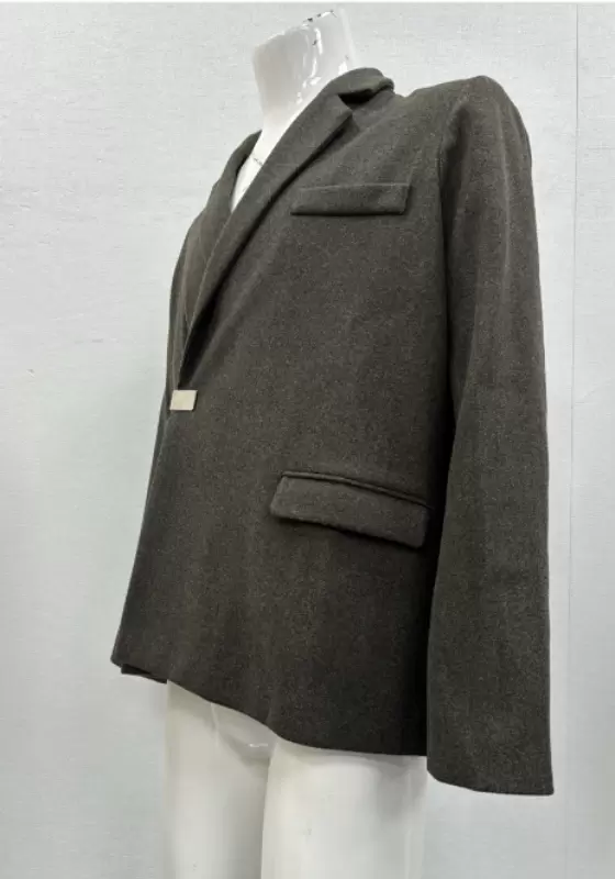 Classic Dark Gray Suit Jacket