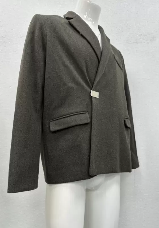 Classic Dark Gray Suit Jacket