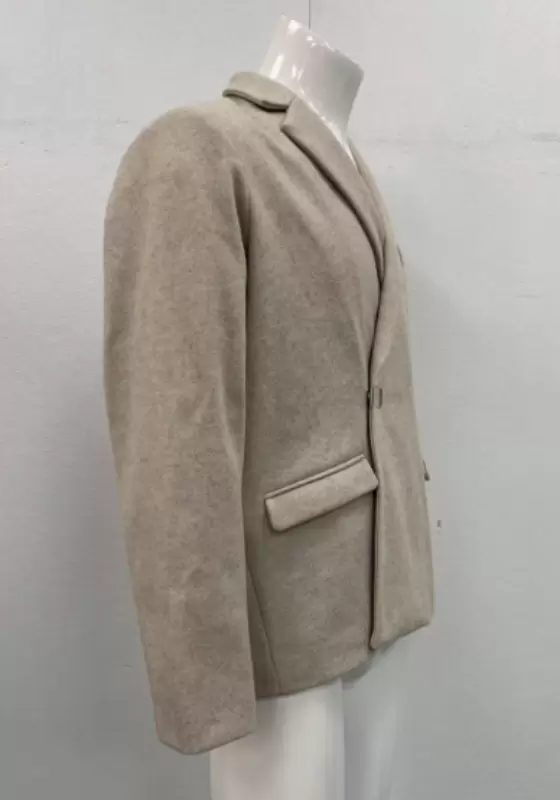 Beige Single Breasted Blazer​
