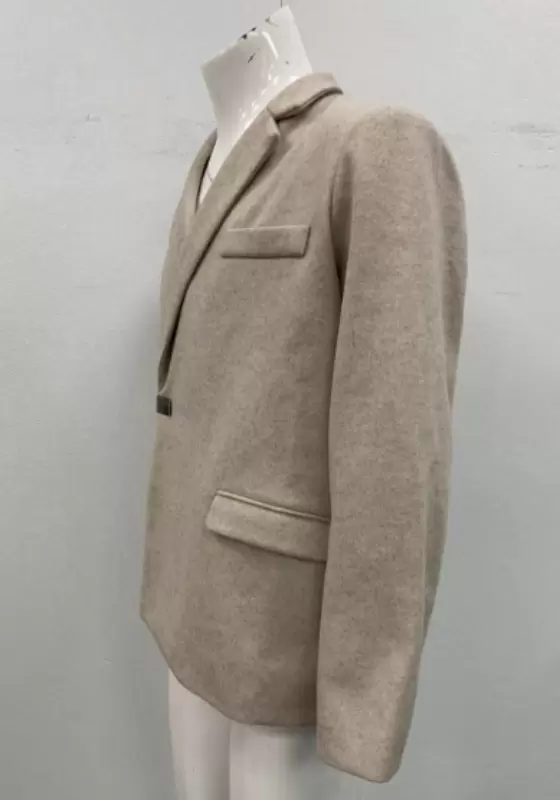 Beige Single Breasted Blazer​