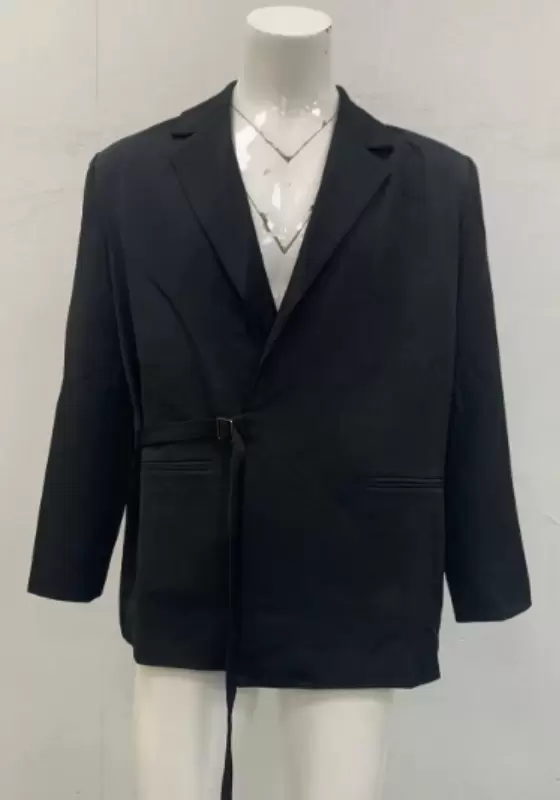 Black Belt Loose Blazer​