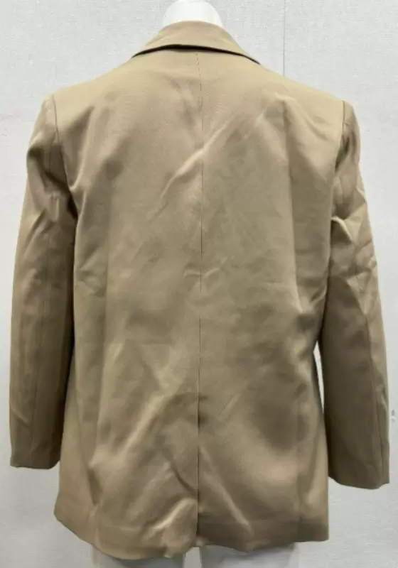 Khaki Oversized Blazer​ With Belt