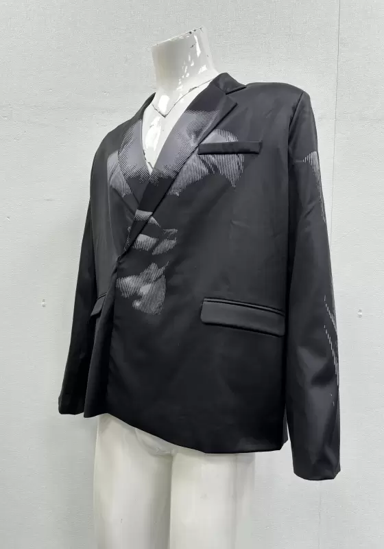 SANBAI Abstract Print Blazer​