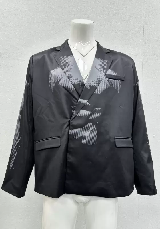 SANBAI Abstract Print Blazer​