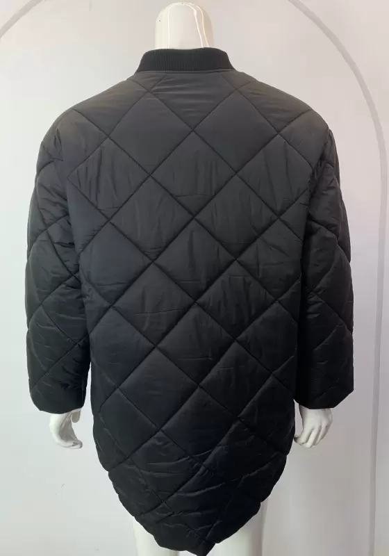 Black Zip Down Jacket