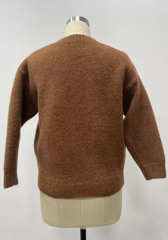 Round Neck Knit Sweater