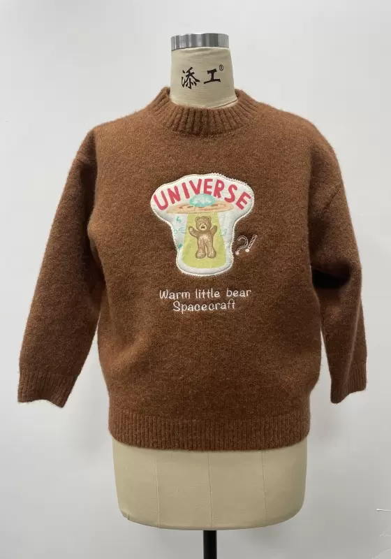 Round Neck Knit Sweater