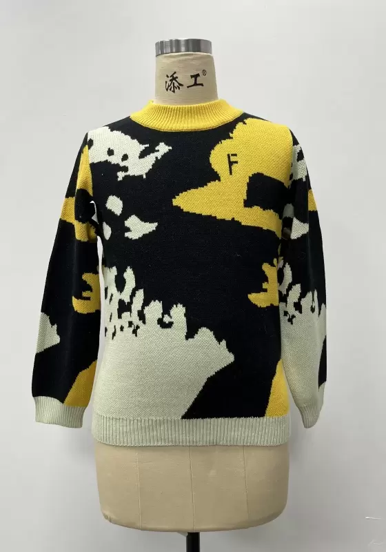 Knit High Neck Sweater