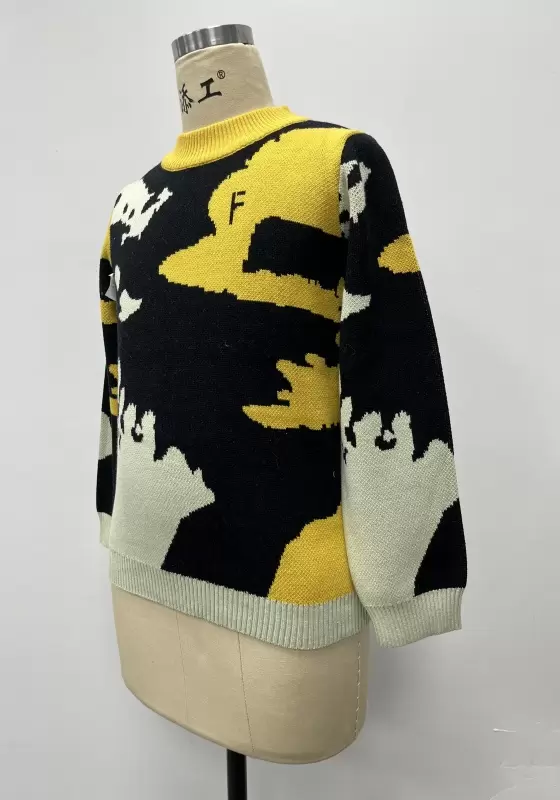 Knit High Neck Sweater