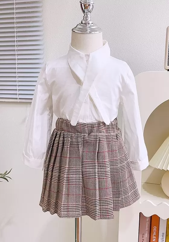 Plaid School Suit Set
