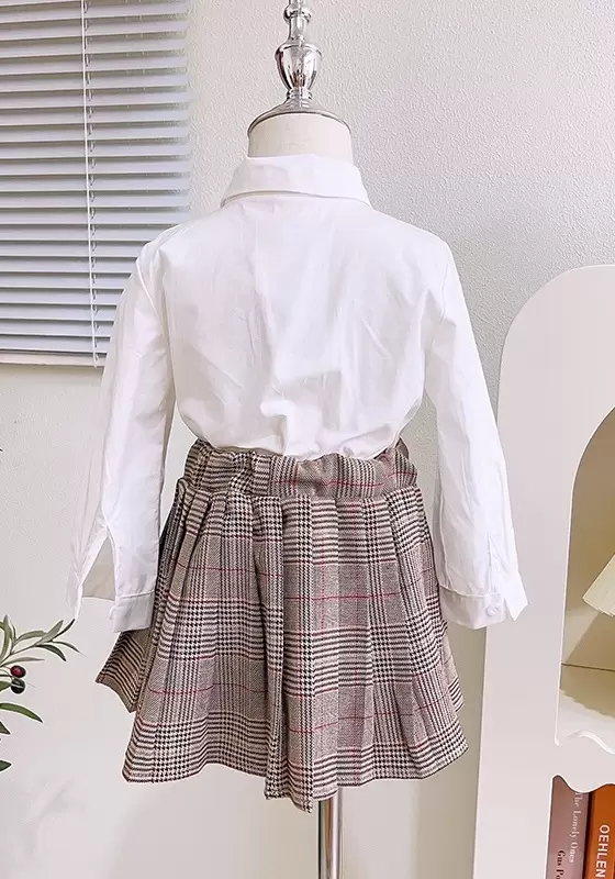 Plaid School Suit Set