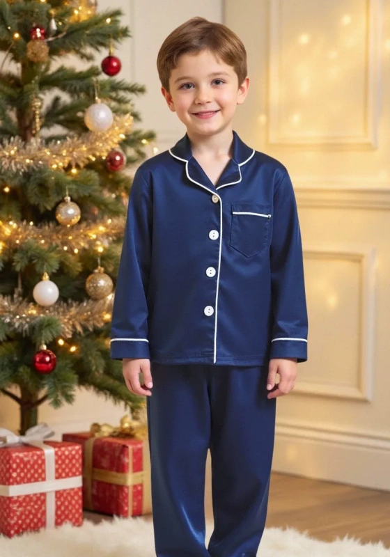 Christmas Button From Pajama Set
