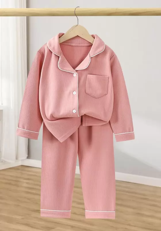 Notch Collar Button From Pajama Set