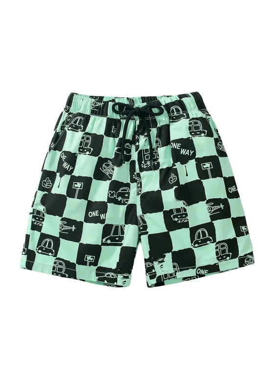 Checkered Adventure Shorts