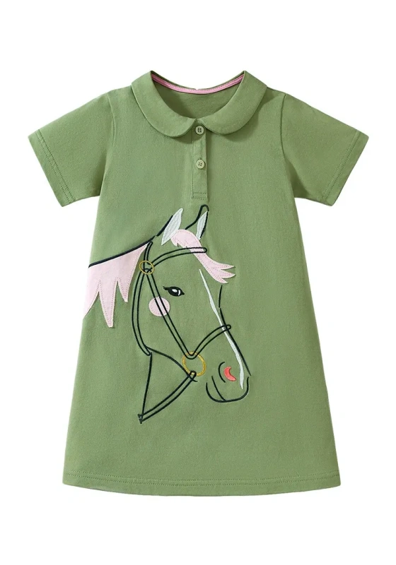 Enchanted Unicorn Polo Short Sleeves Dress