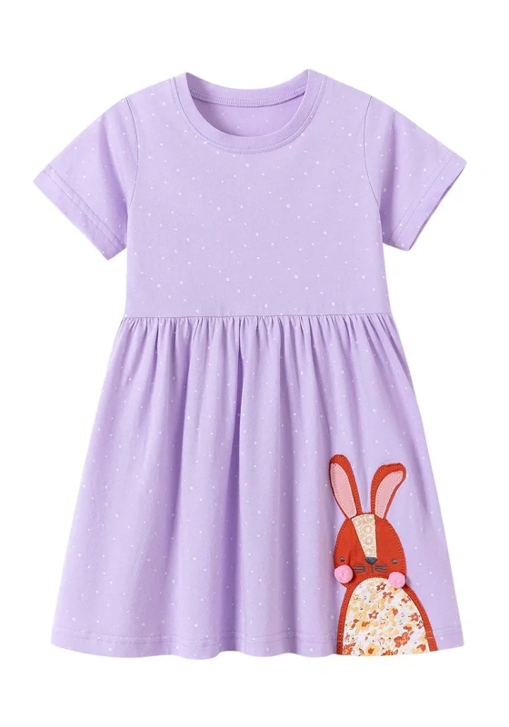 Bunny Meadow Polka Dot Dress