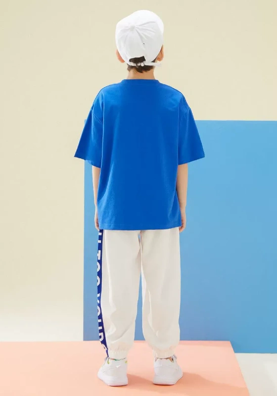 Letter Print Oversize Pants Set