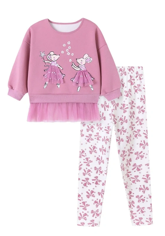 Pink Themed Fairy Inspired Toddler Girl Outfit