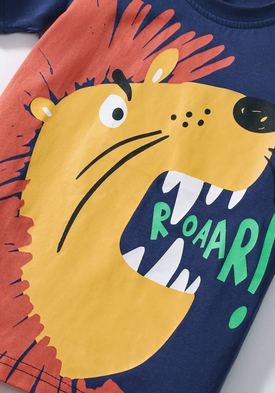 Cartoon Kids' T Shirt And Shorts Set
