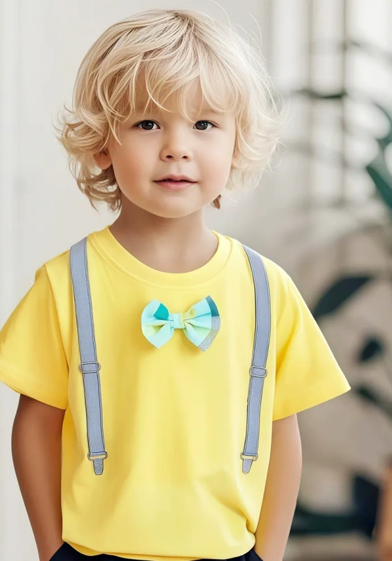 Bow Tie Kids' T Shirt