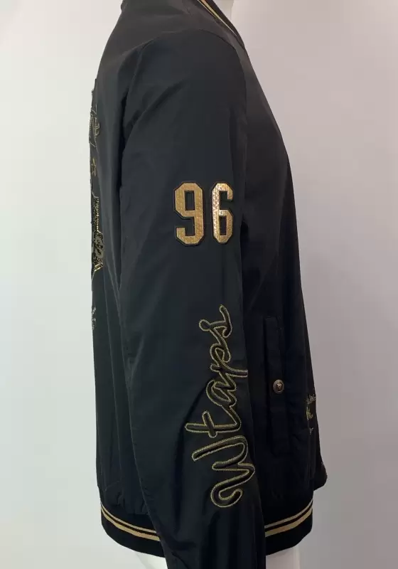 Retro Sport Embroidered Varsity Jacket