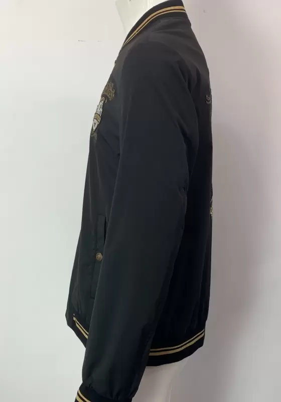 Retro Sport Embroidered Varsity Jacket
