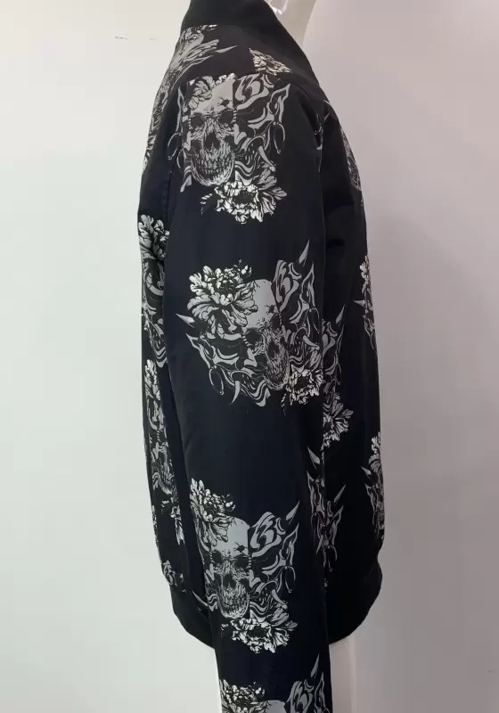 Print Zip Front Jacket