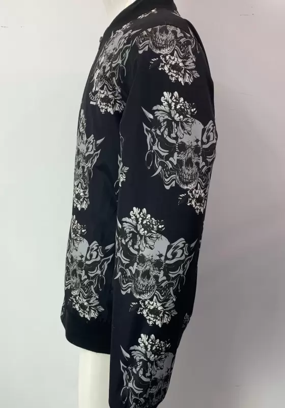 Print Zip Front Jacket