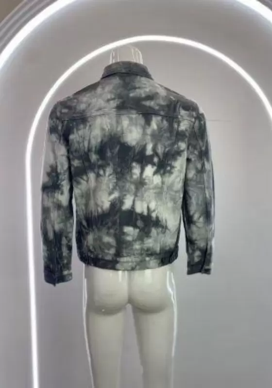 Tie Dye Denim Jacket