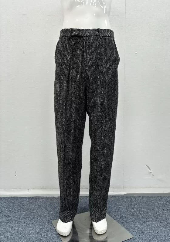 Utility Tweed Drawstring Trousers