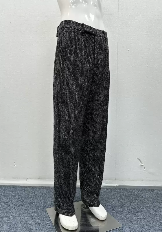 Utility Tweed Drawstring Trousers