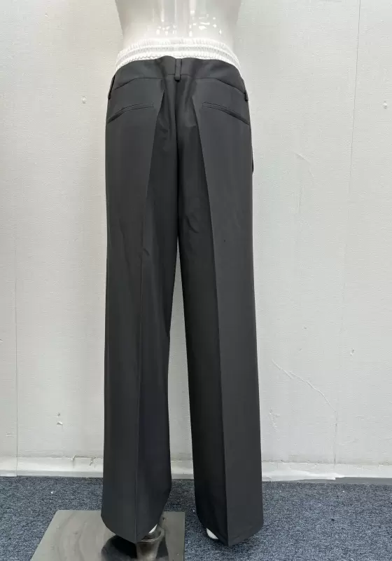 Colorblock Tie Waist Pants