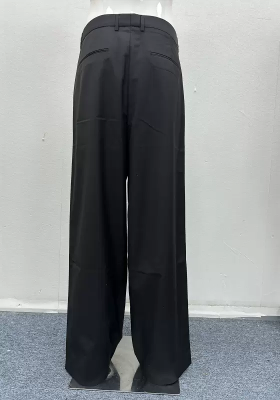 Pleated Wide Leg Trousers