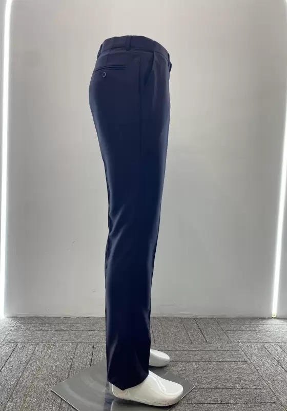 Navy Blue Tailored Pants