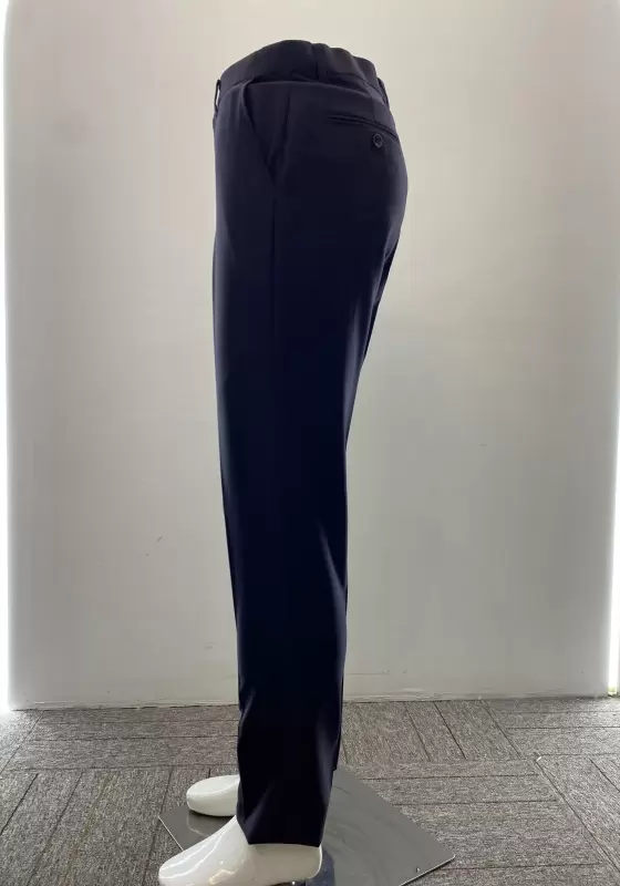 Navy Blue Tailored Pants
