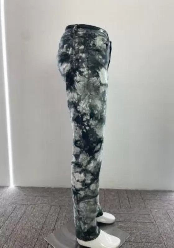 Ink Wash Tie Dye Jeans
