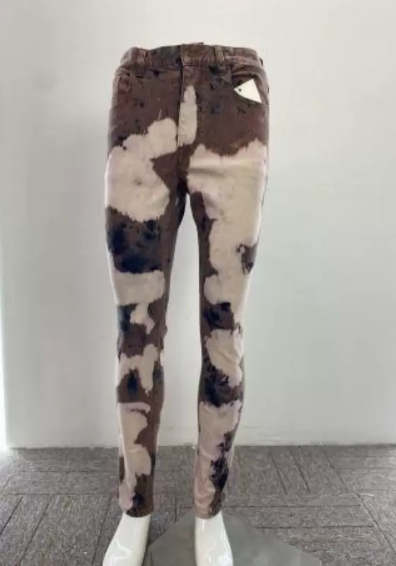 Earth Tone Tie Dye Skinny Jeans