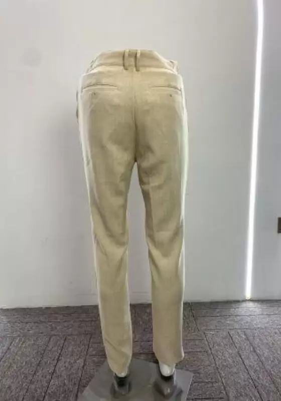 Tailored Pleated Chino Pants