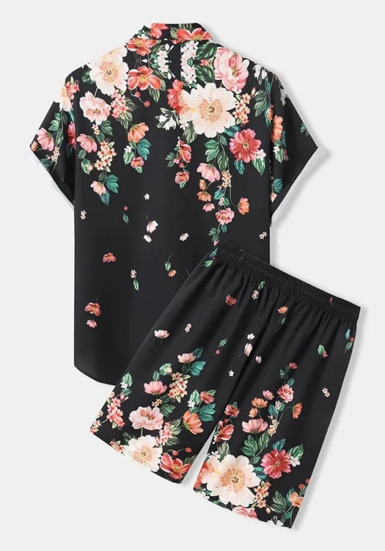 Men's Print Resort Shorts Set​