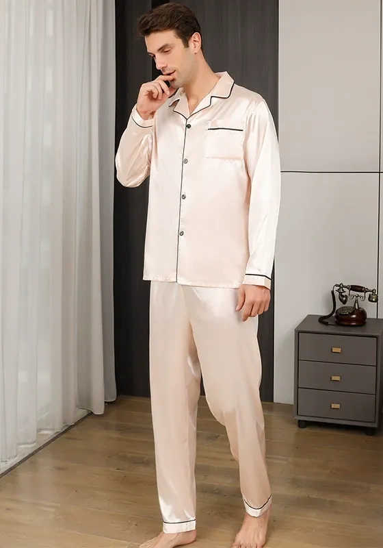 Men's Luxe Long Sleeve Pajama Set