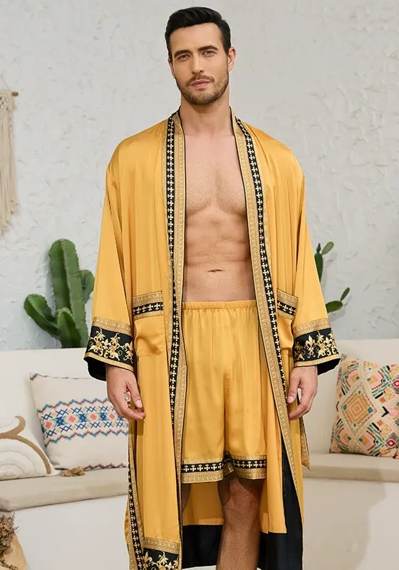 Men's Print Robe Set​